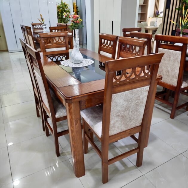 طاولة صالون للأكل 6 كراسي